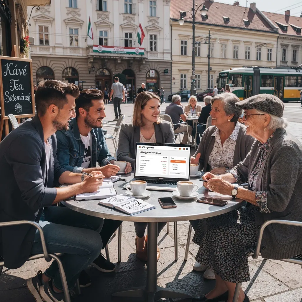 Grafikonok és táblázatok a költségvetés nyomon követéséről.